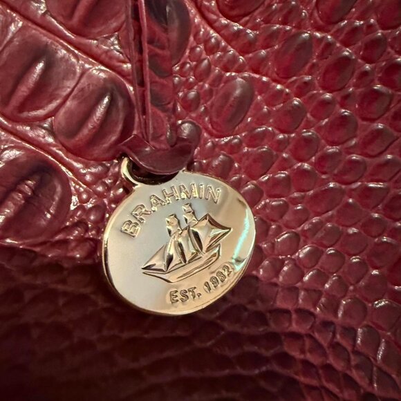 Brahmin Lorelei Cherry Lacquer Melbourne shoulder bag - Picture 2 of 7